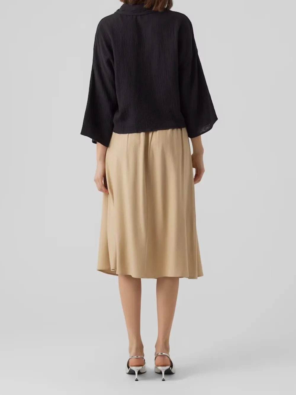 Breast Pocket Casual Style Blouses