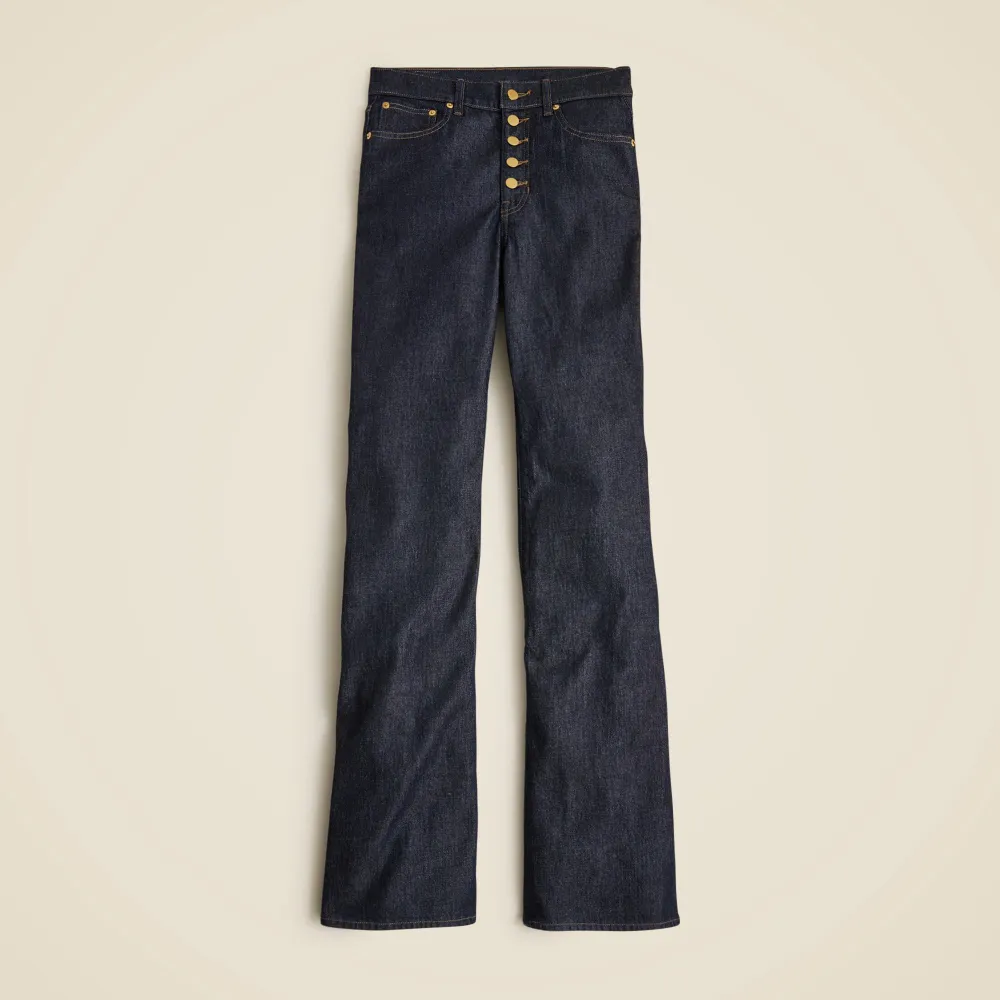 High-Rise Semi-Stretch Flare Jeans