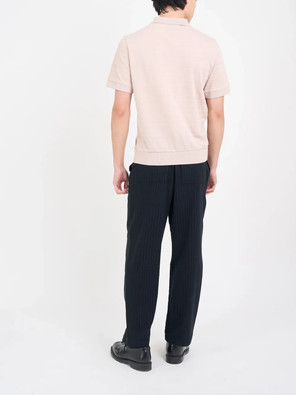 Pink Casual Style Short Sleeve Polo Shirt