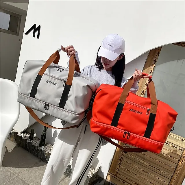 Dry And Wet Separation Large Capacity Travel Bag Casual Outdoor Luggage Bag Handbag