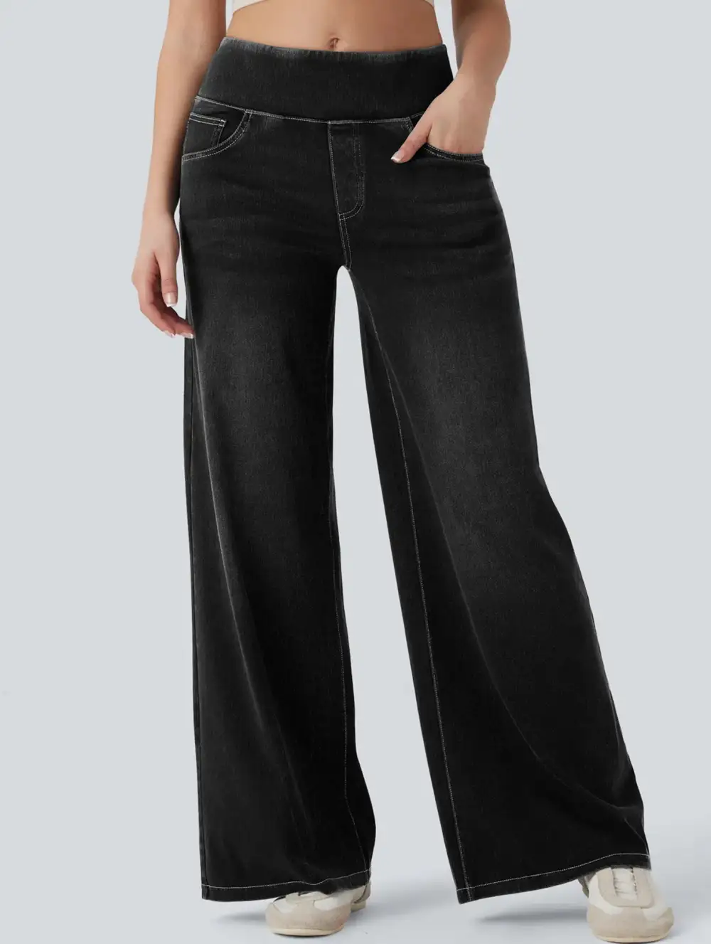 High Waisted Stretch Slim-Fit Jeans