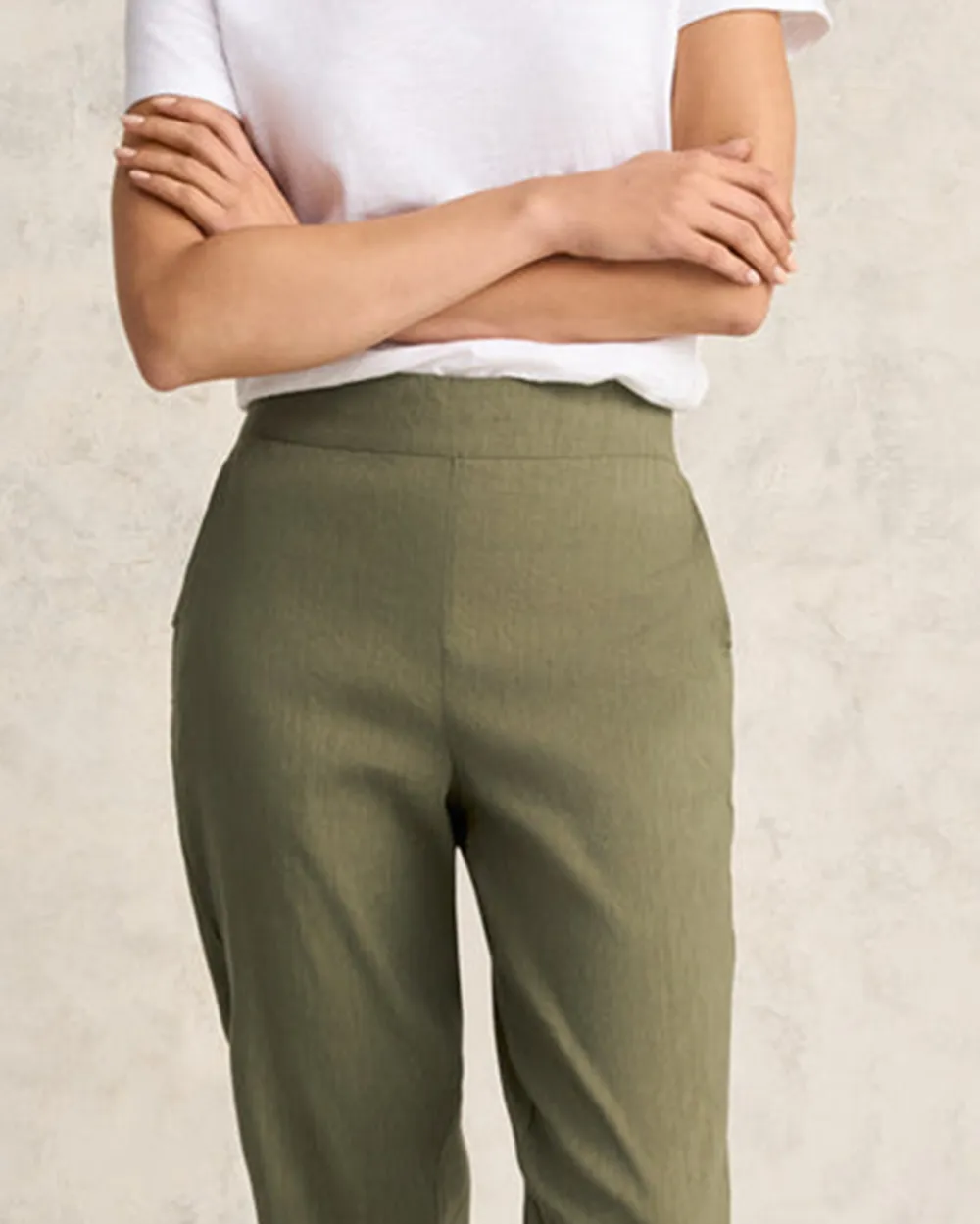 Slim Fit Ankle Length Pants