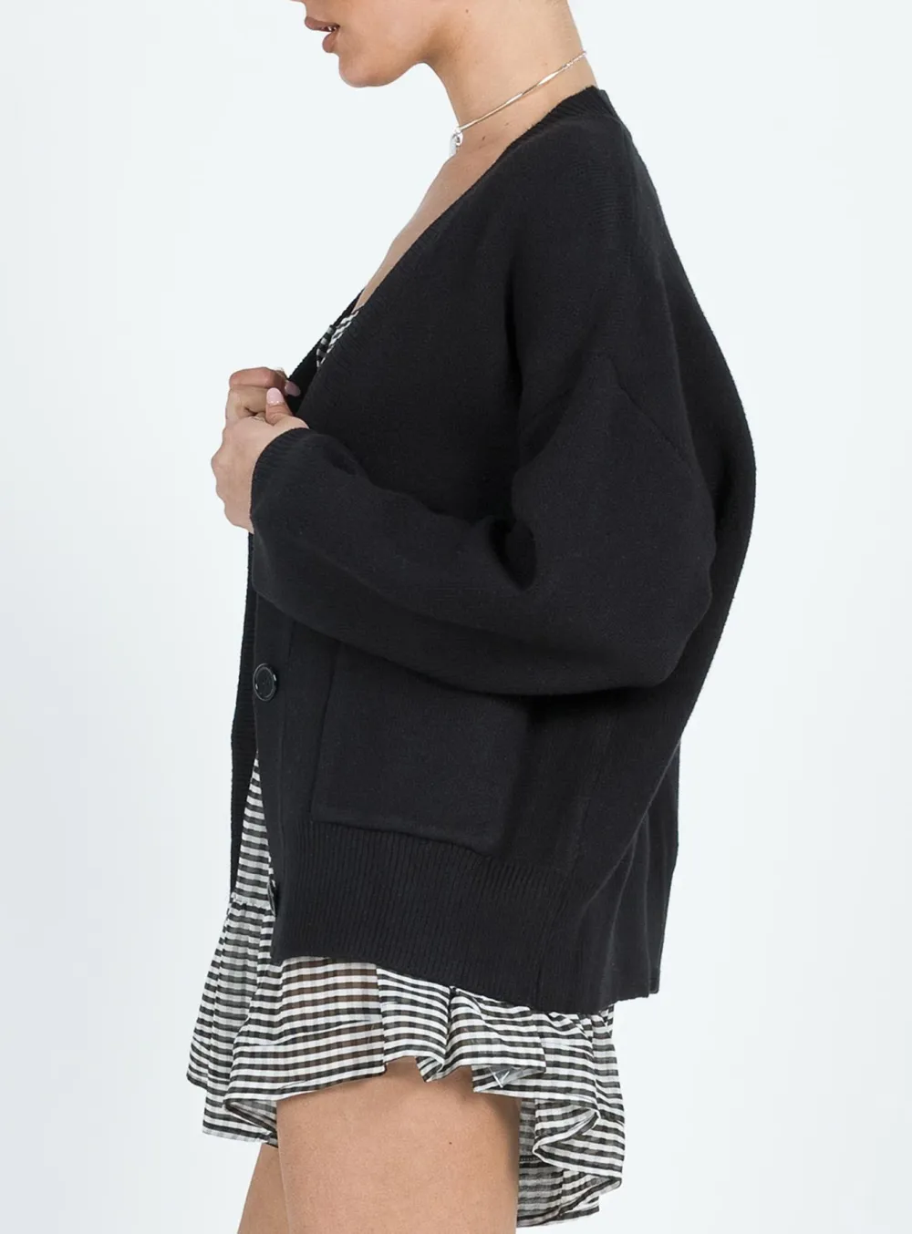 Drop shoulder Cardigan Cream