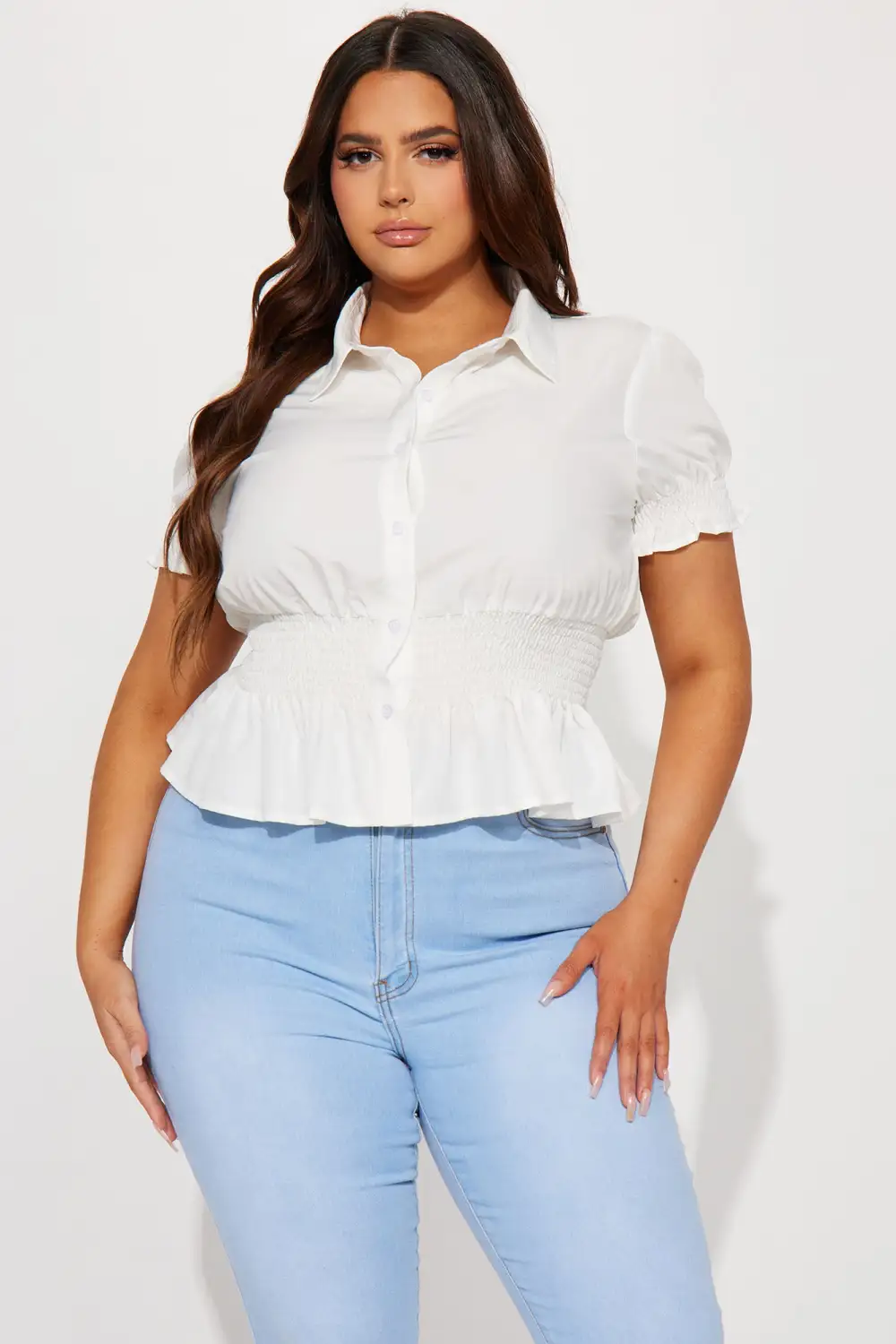 Remi Poplin Shirt - White