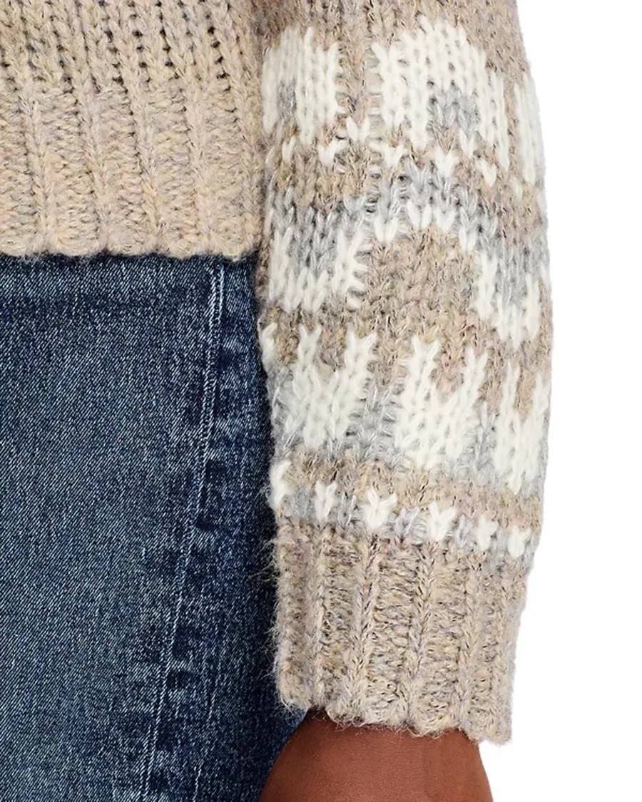 Sandstone Art Graphic Crewneck Sweater