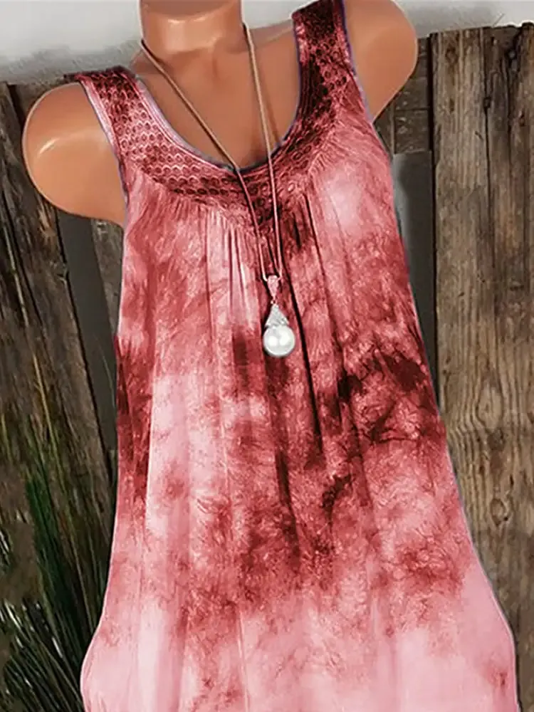 Hotouch Lace Gradient Cami Dress