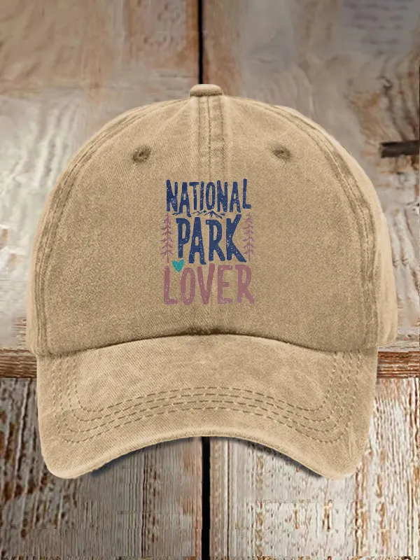 National Park Lover Comfort Colors Baseball Caps