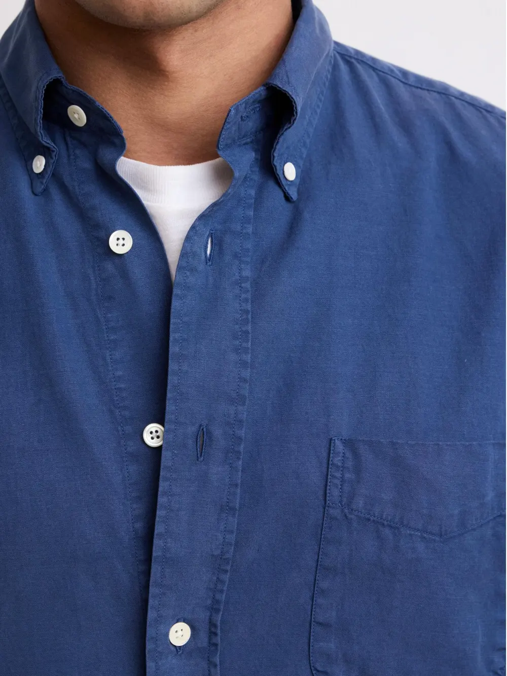 Casual Soft And Comfortable Daily Cobalt Blue Shirt
