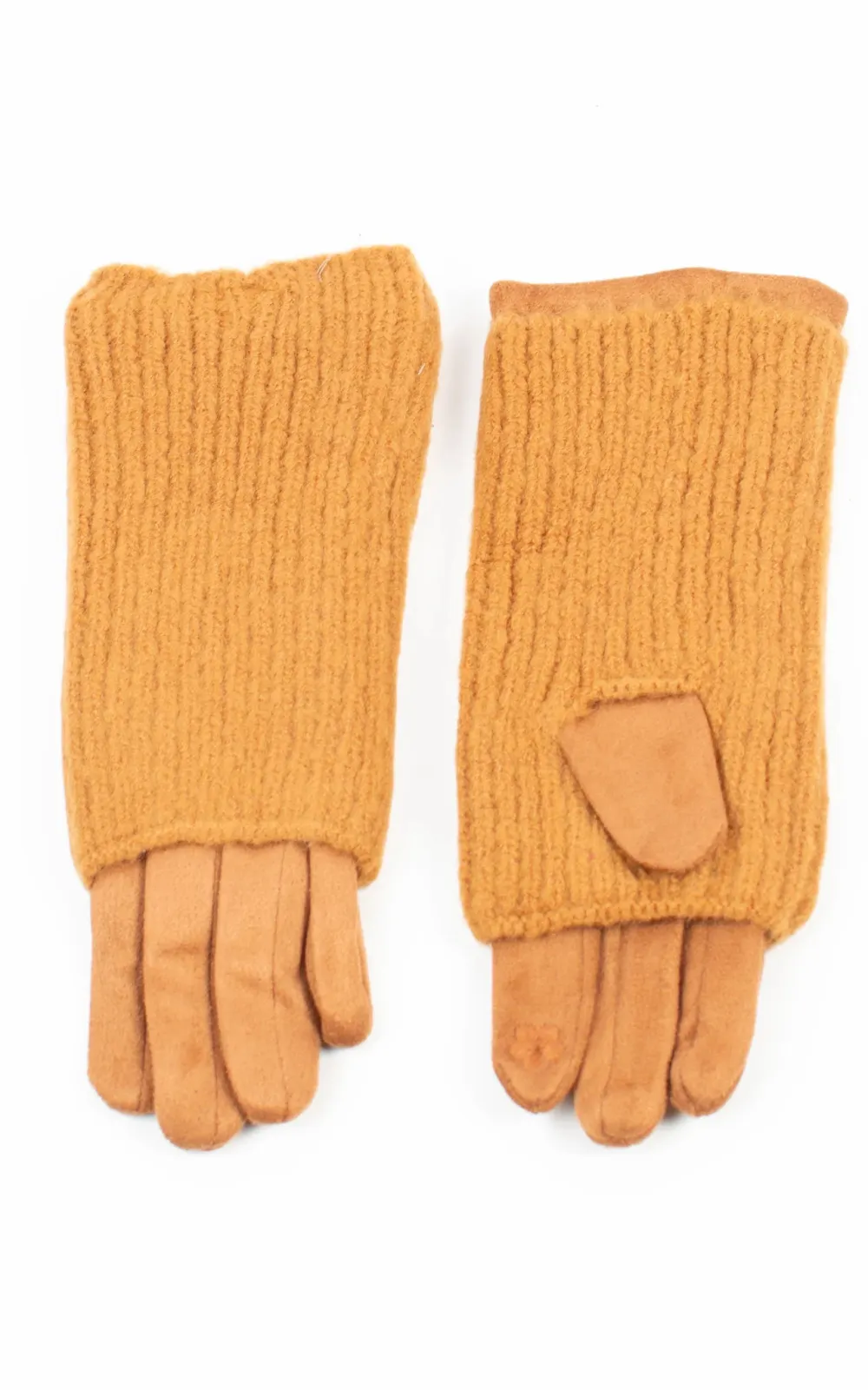 Creative Knitted Textured Women's Gloves