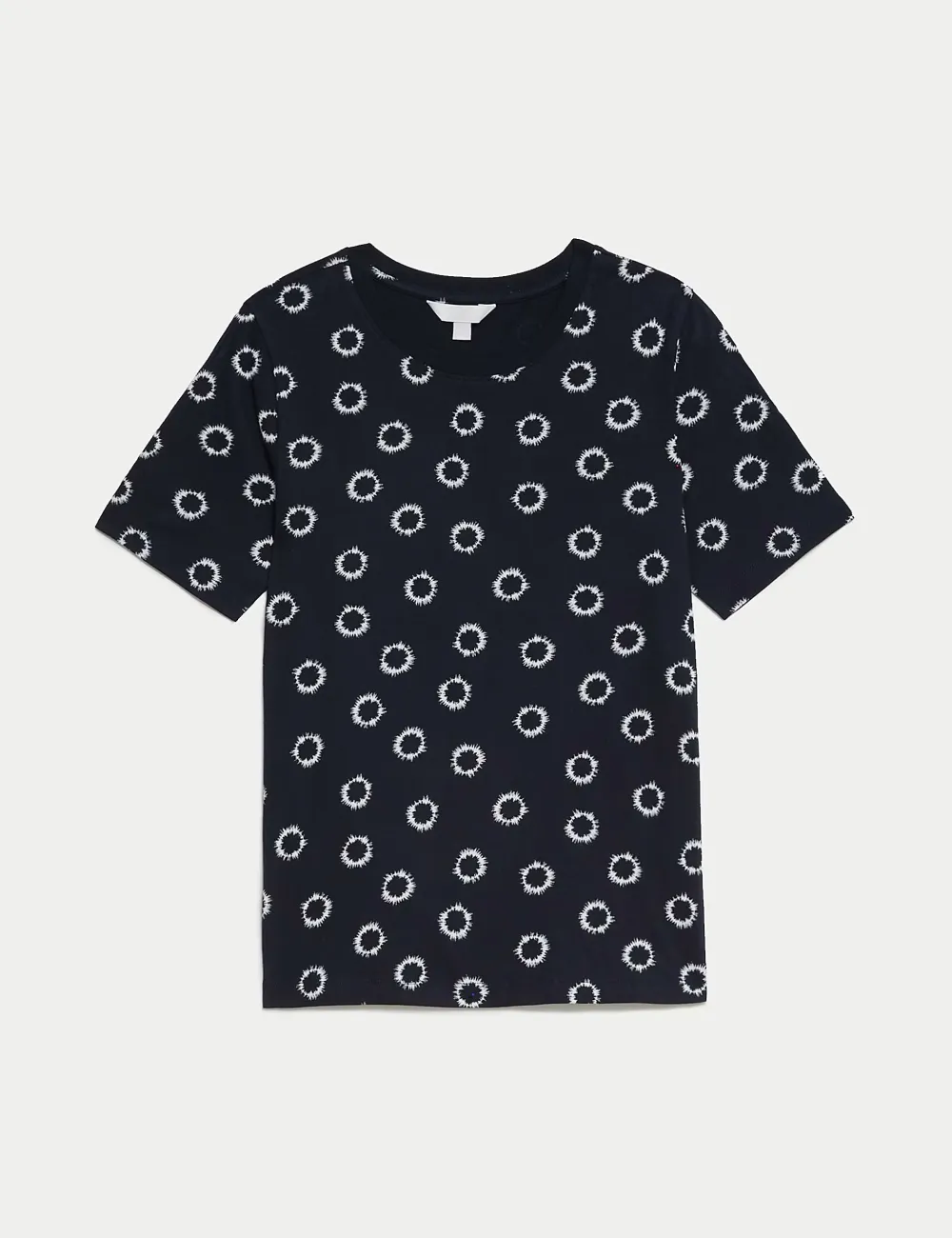 PolkaDot Printed Crew Neck T-Shirt