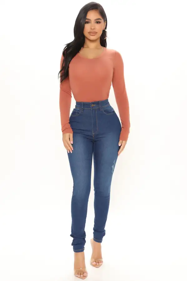 Your Everyday Long Sleeve Tee - Marsala