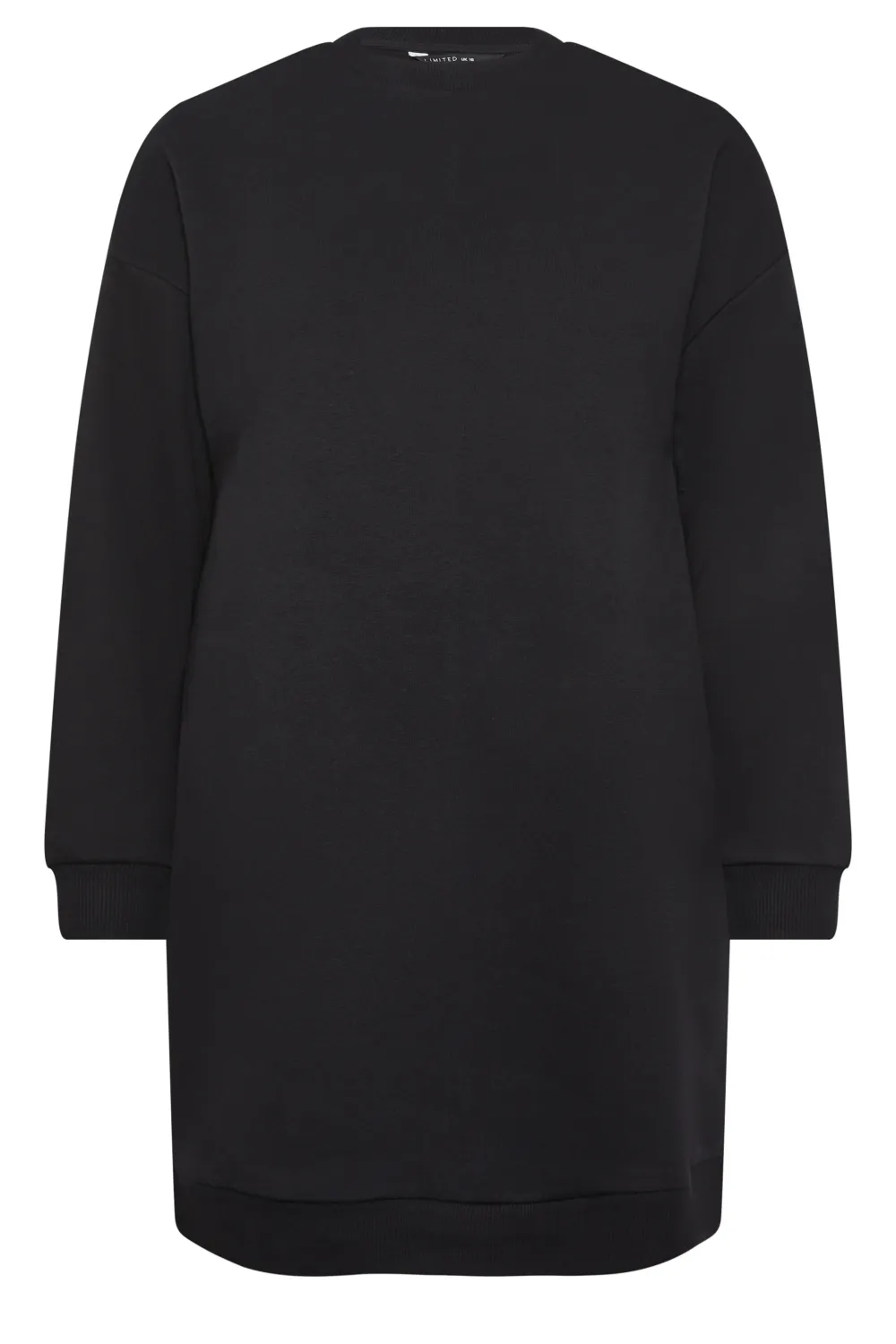 YOURS Curve Black Sweatshirt Dress