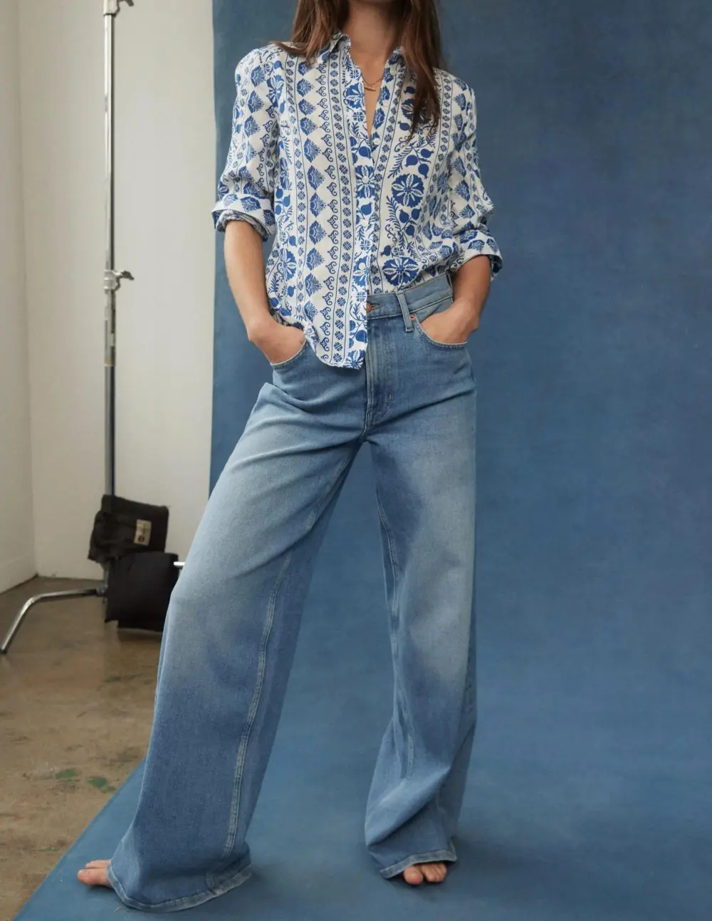 High Rise Wide Leg Jeans