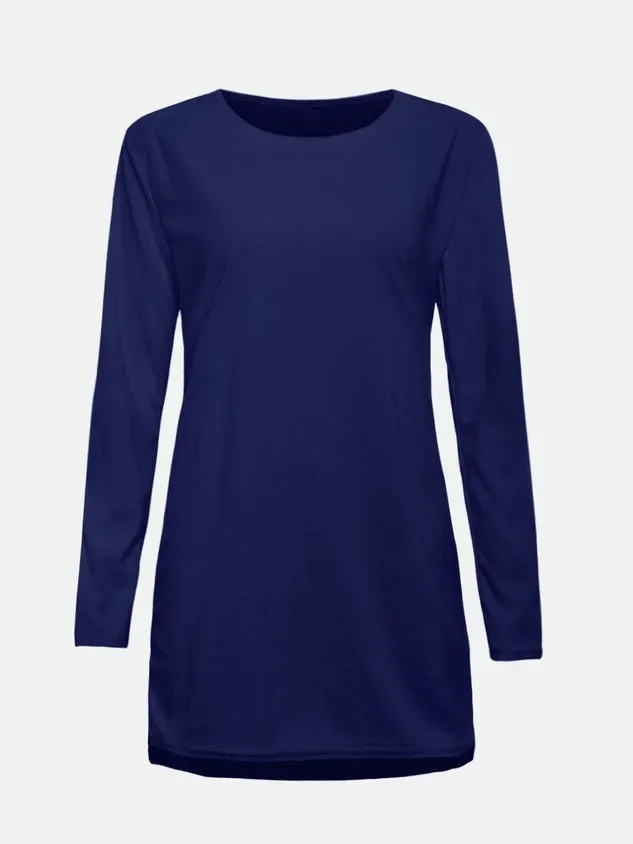 Women Fluffy Zipper Long Sleeve Casual Plus Size Sweater Dress