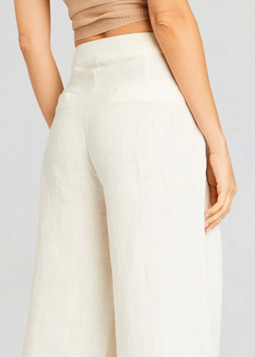 Linen Pleated Pant