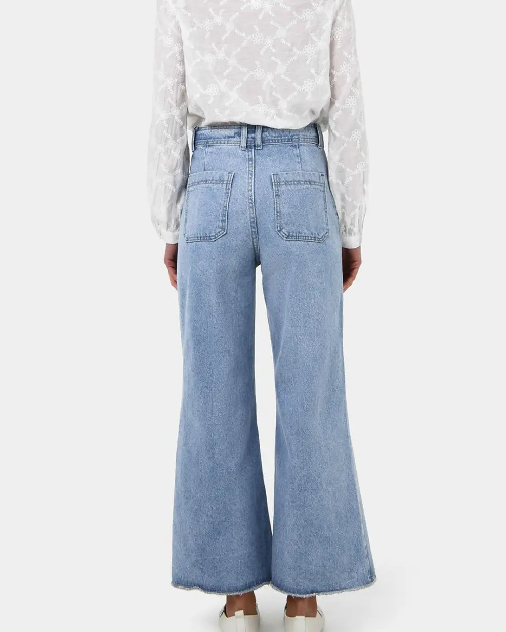 Culotte Denim Style Wide Leg Jeans