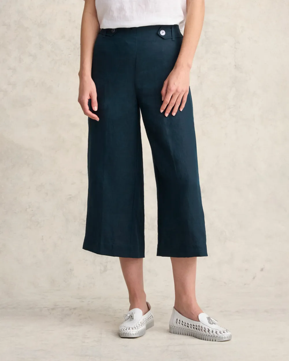 Dark Wash Wide Leg Pants