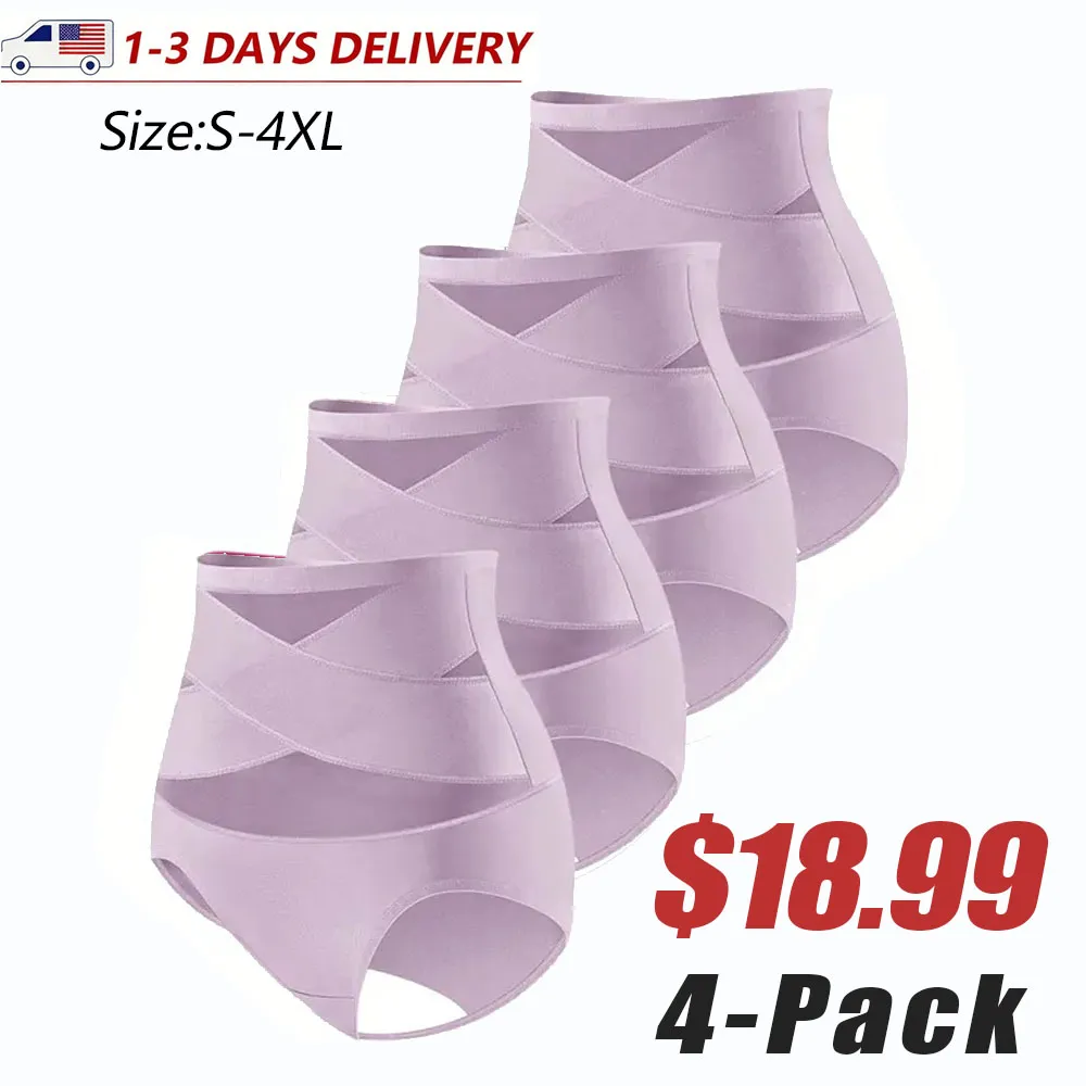 🔥 Women's High-Waist Cross-Mesh Briefs | Ultra Soft Comfort Underwear