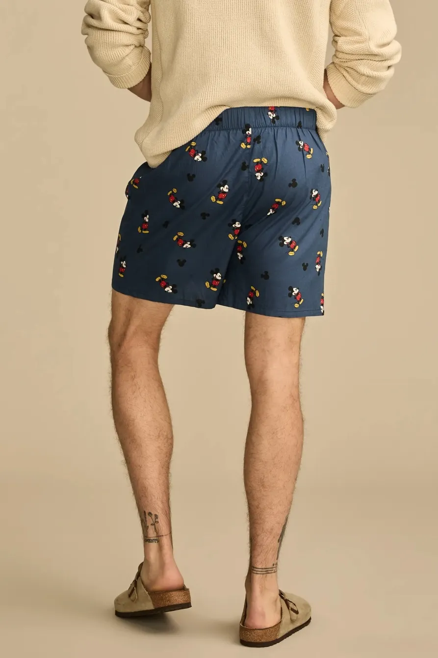 Elastic Waist Mickey Friends Printed Short