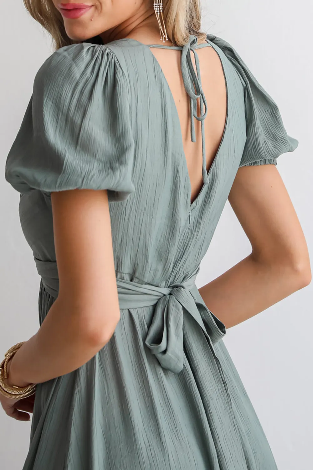 Confident Moves Sage Midi Dress