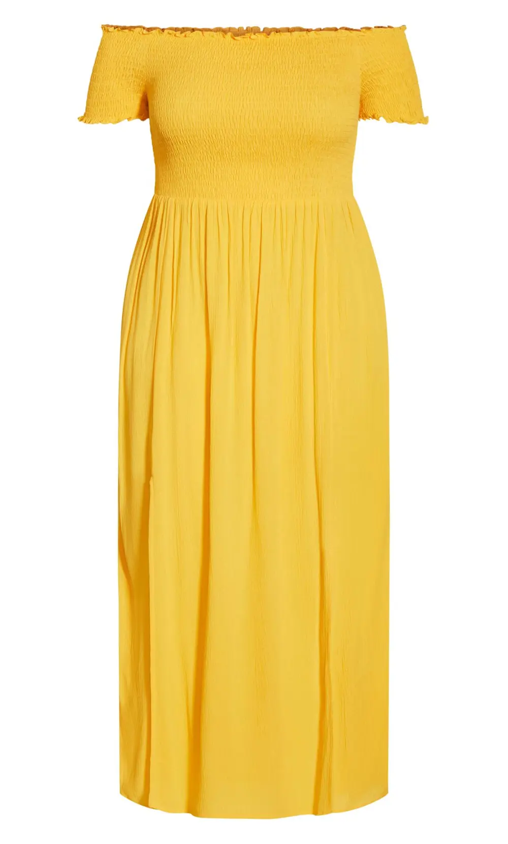 Evans Yellow Summer Passion Maxi Dress