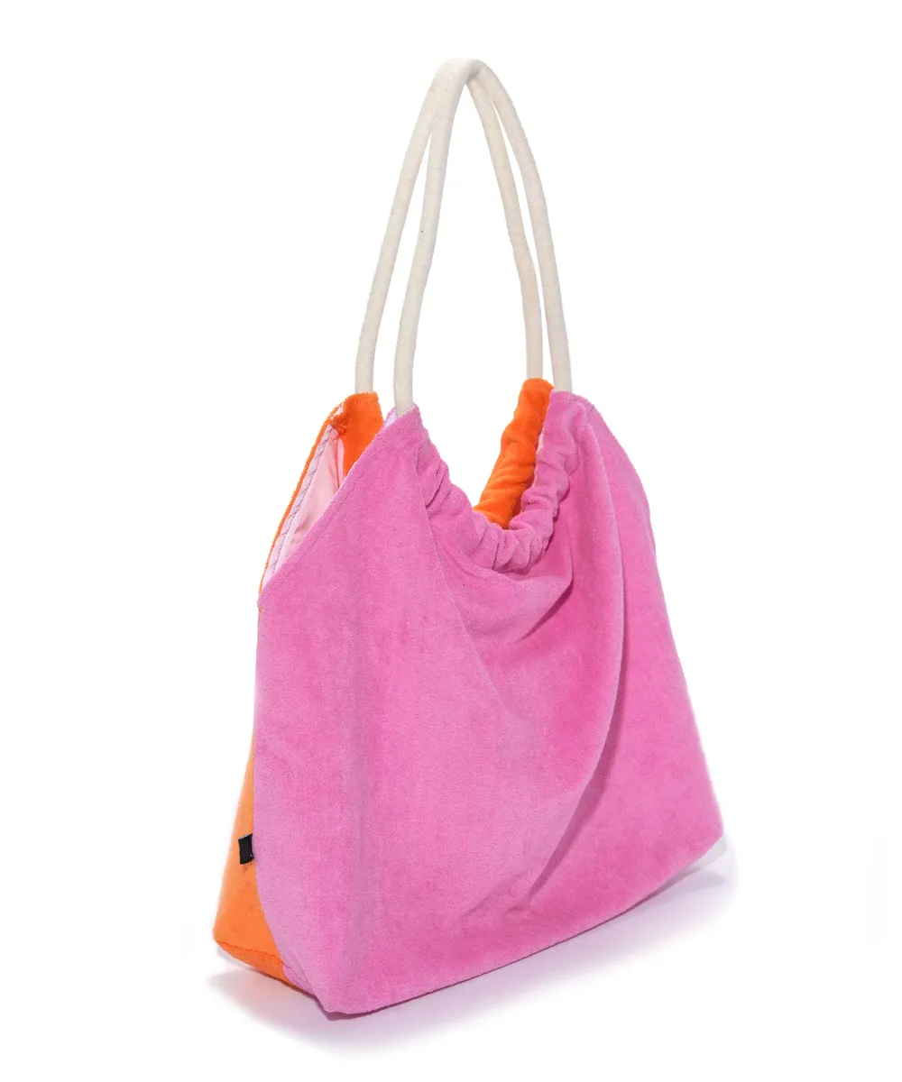 Casual Style  2-tone Tote