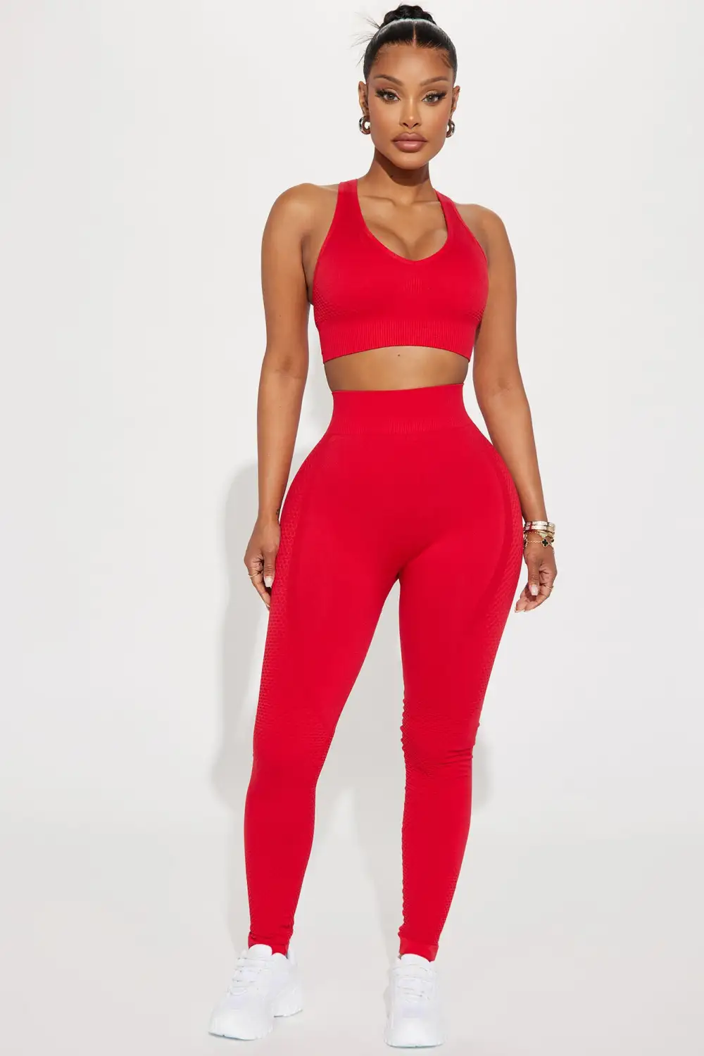 Wellness Seamless Sports Bra - Red