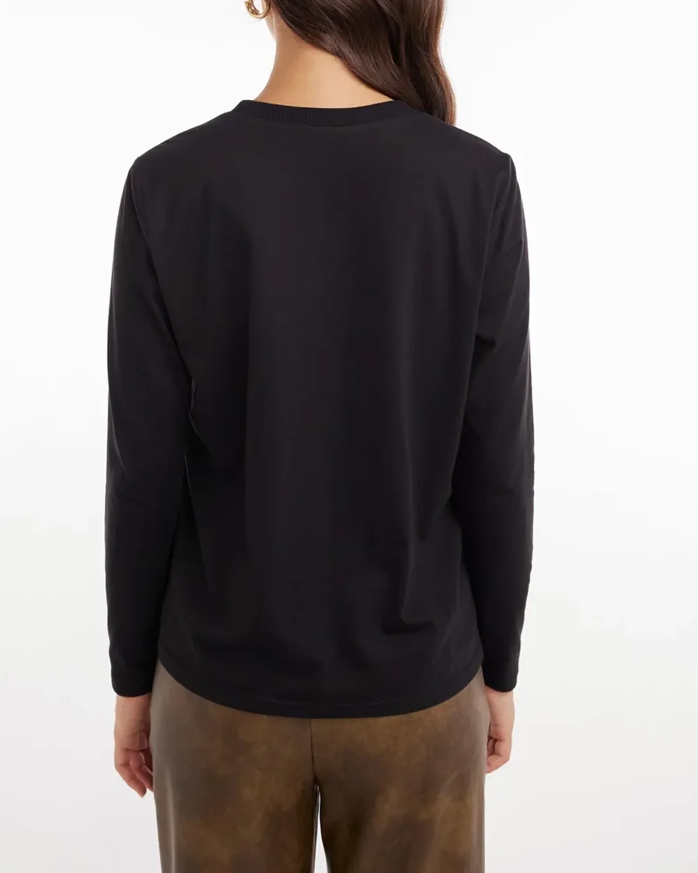 Long Sleeve Stripe Boyfriend Tee