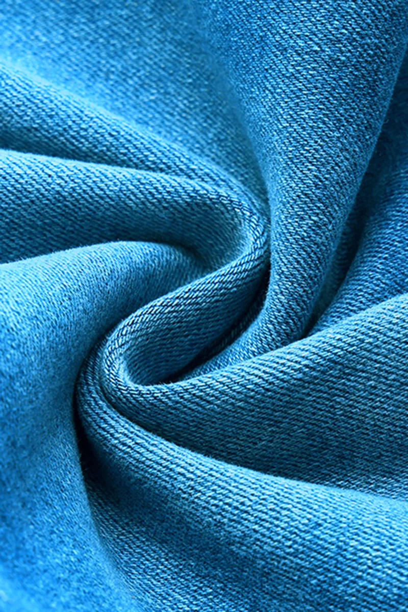 Zip Fly Mid Waist Bootcut Jeans