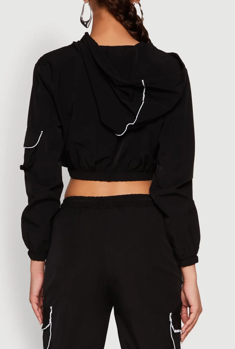 Sports Style Hooded Jacket