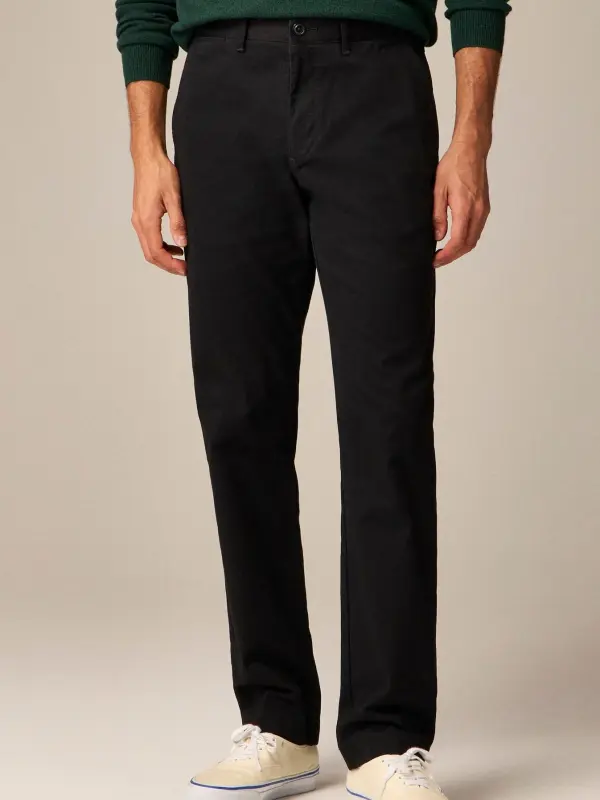 Black Slim Fit Men's Chino Pants