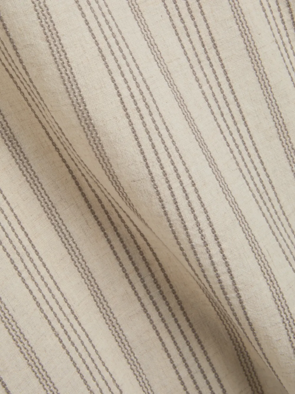 Sand Short Sleeve  Cotton-Hemp Shirt