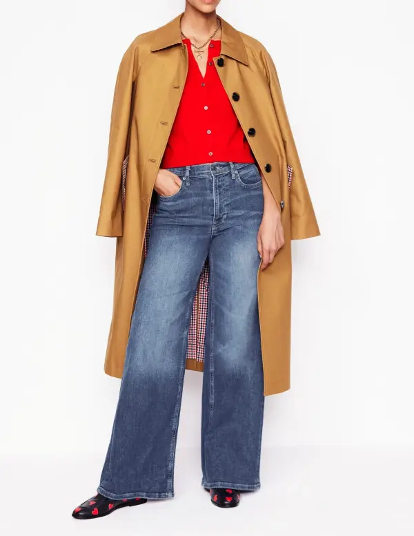 High Rise Wide Leg Jeans -Mid Vintage