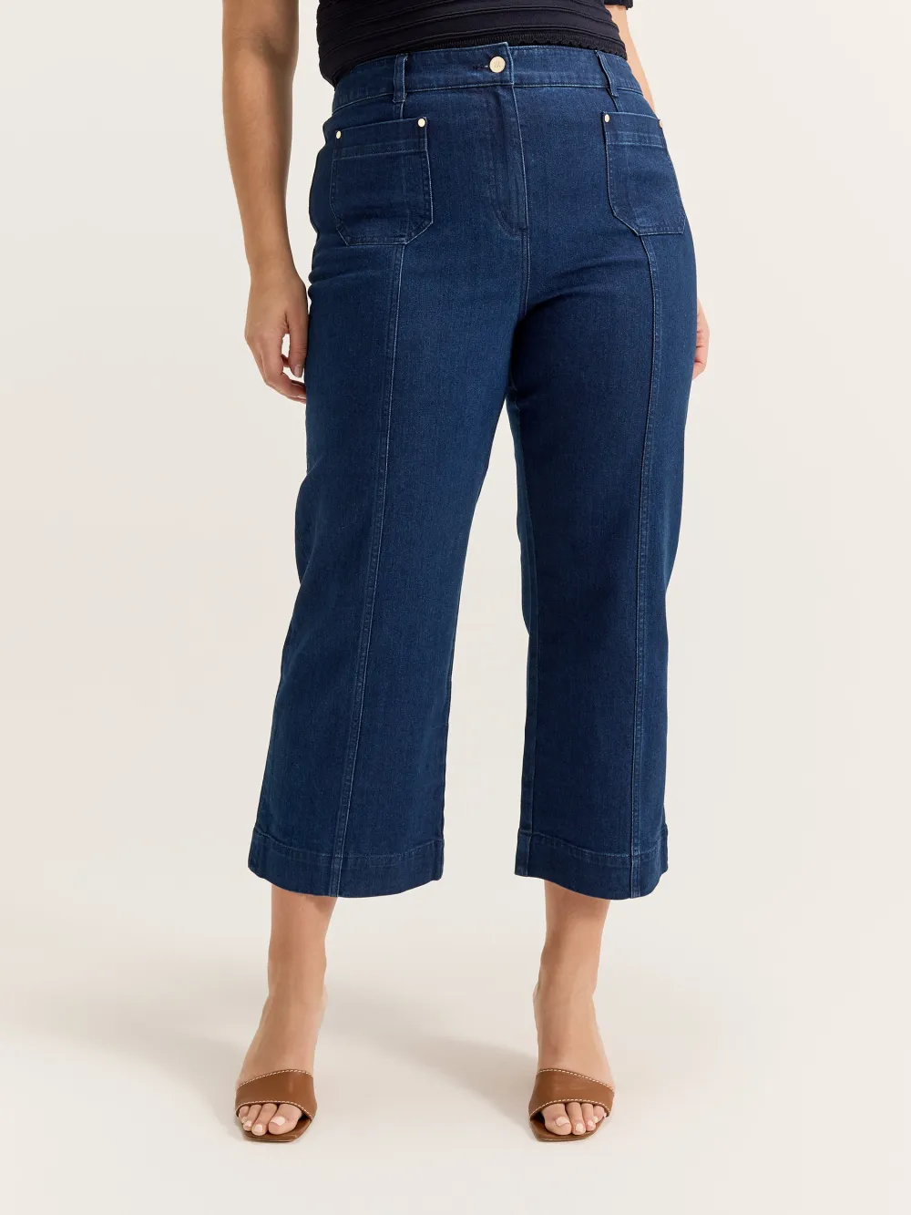 Casual Cropped Jeans