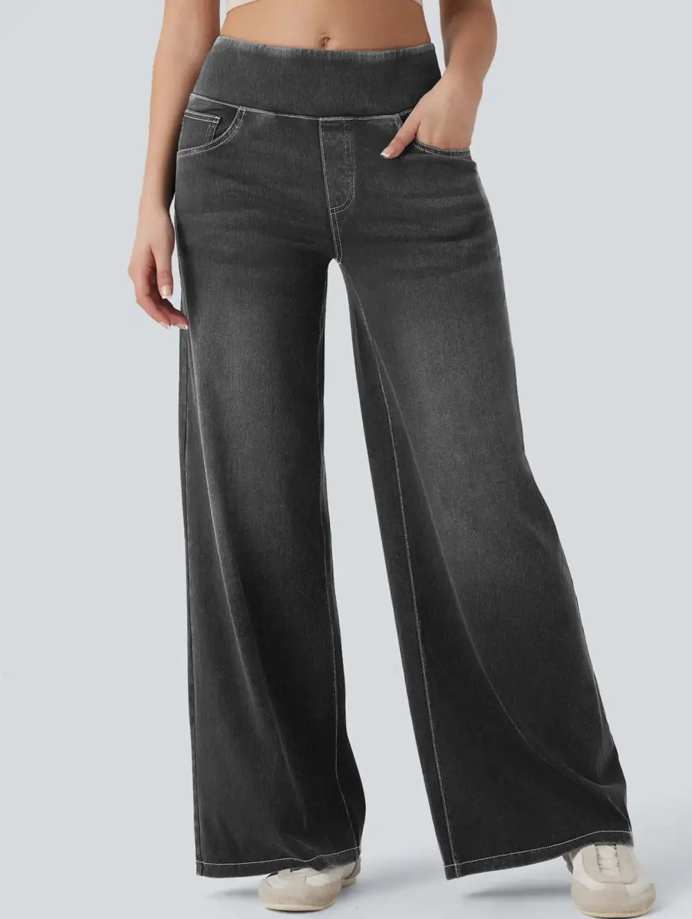 High Waisted Stretch Slim-Fit Jeans