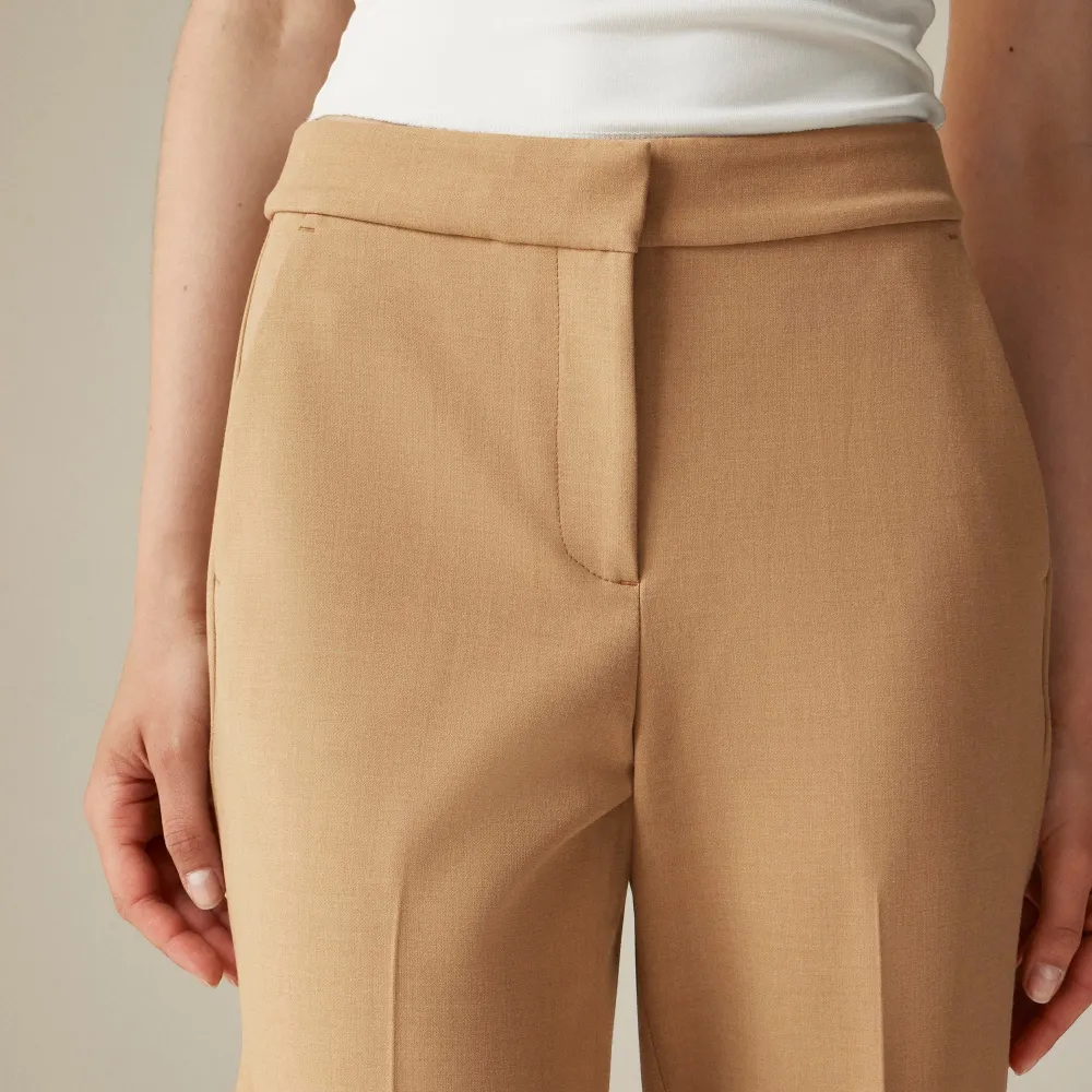 Straight-Leg Stretch Trousers