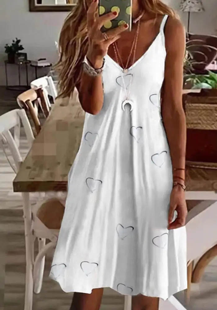 Rochester Sexy Loose Print Dress