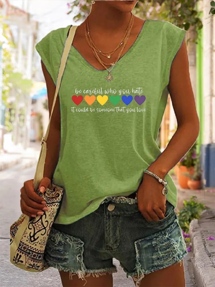 Women's Gay Day V-neck Vest