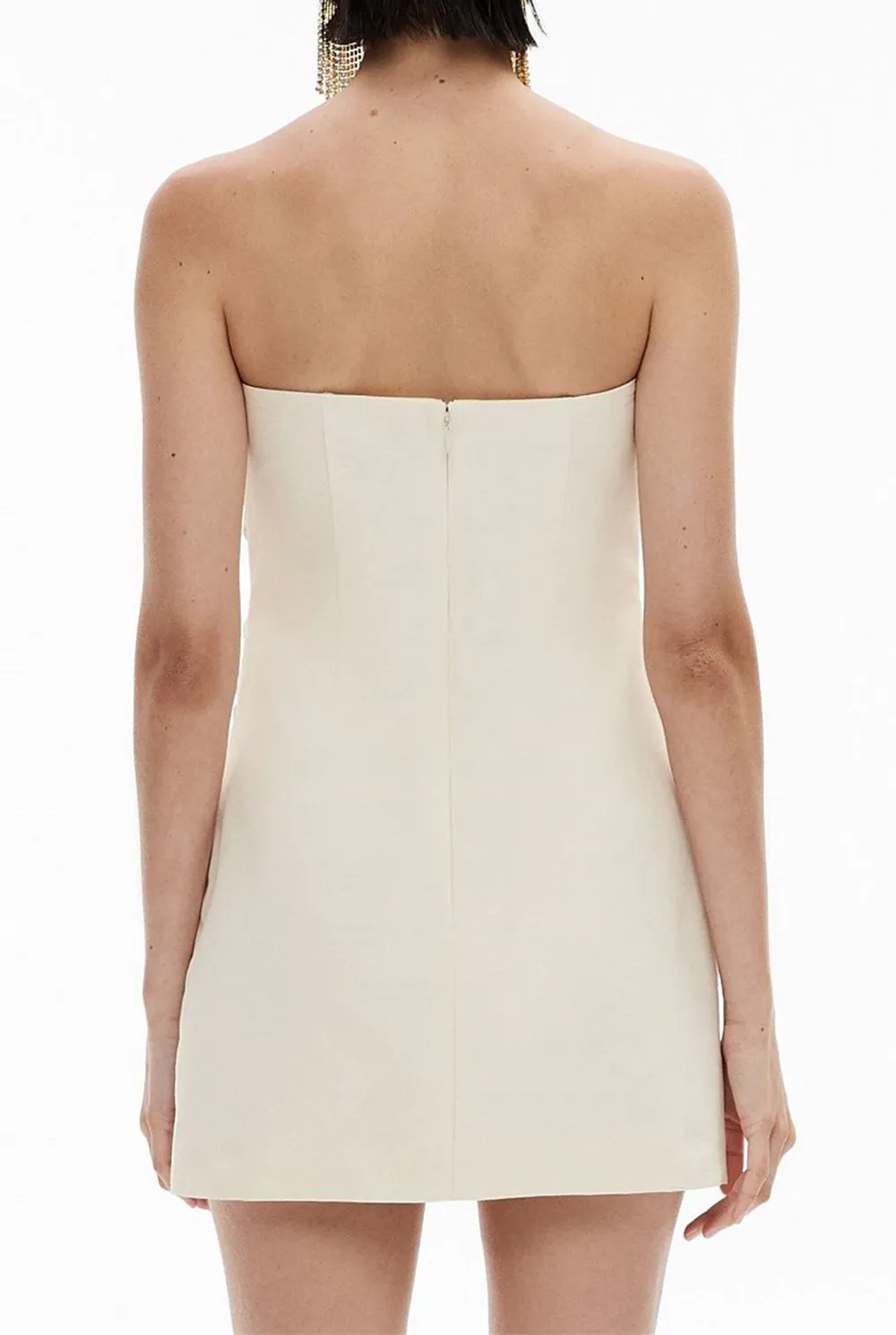 Ruched Halter-Neck Dress