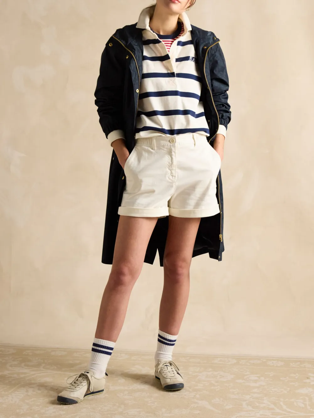 Black Waterproof Foldable Raincoat With Hood