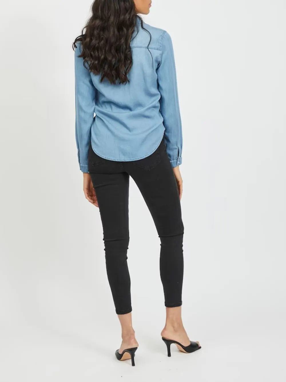 Kent Collar Long Sleeve Casual Style Blouses