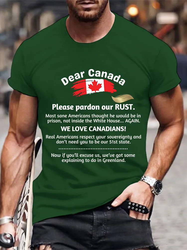 Men'S We Are Strong Canada Is Not For Sale T-Shirt