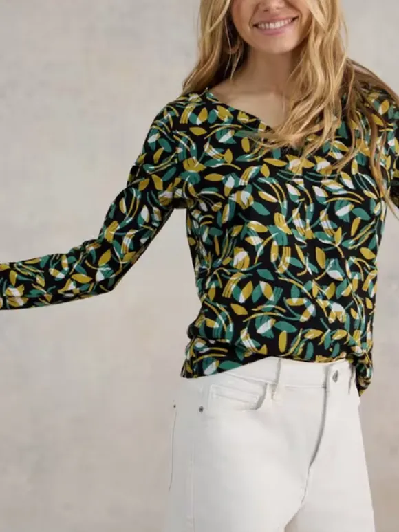 Art Graphic Long Sleeve T-Shirt