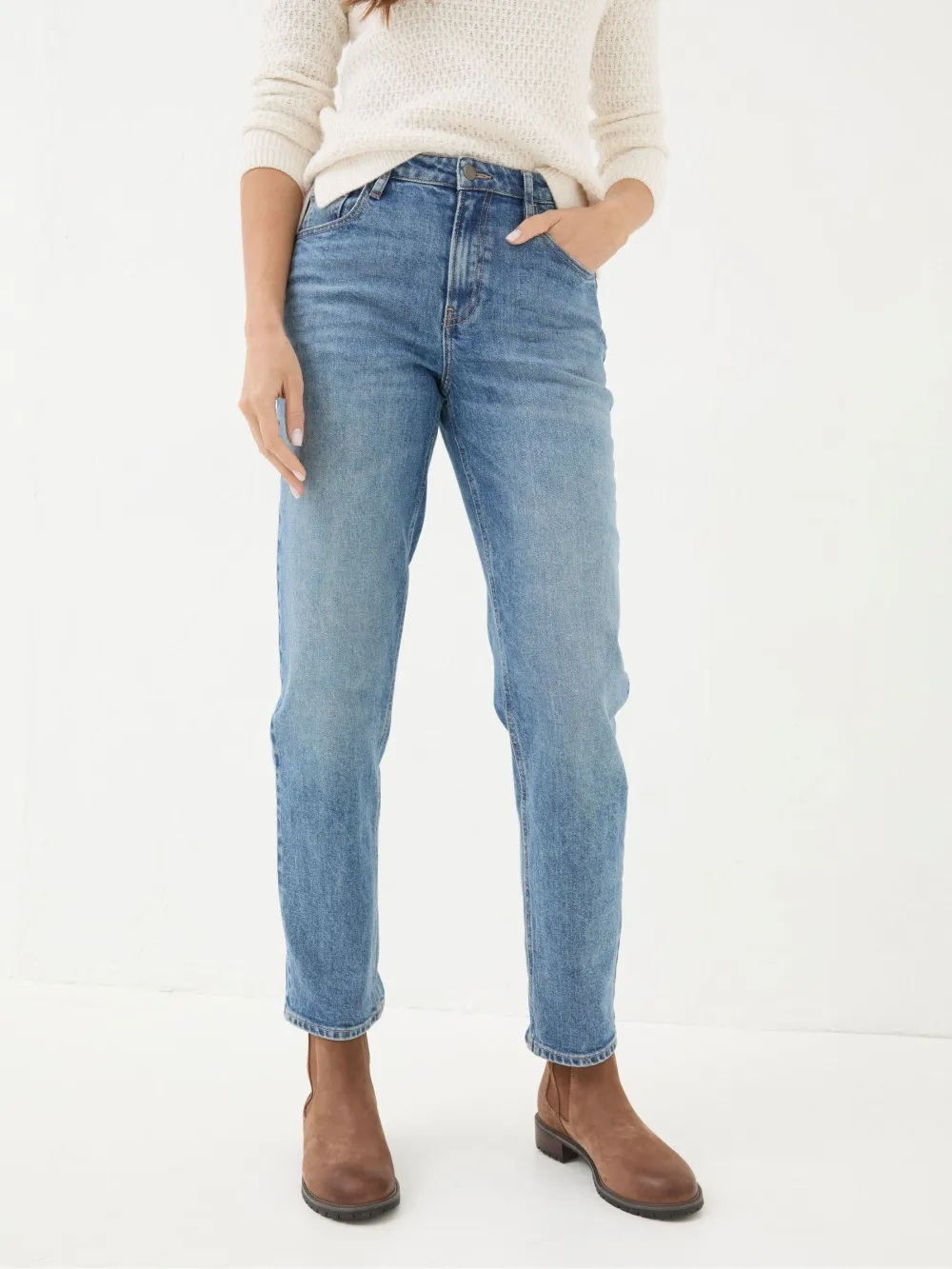 Ludlow Blue Denim Boyfriend Jeans