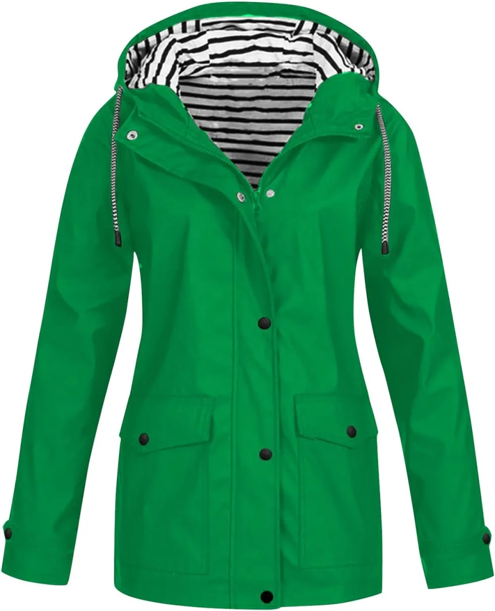 Rain Jackets For Women Waterproof With Hood Lightweight Casual Anorak Travel Hiking Coats with Pockets 720