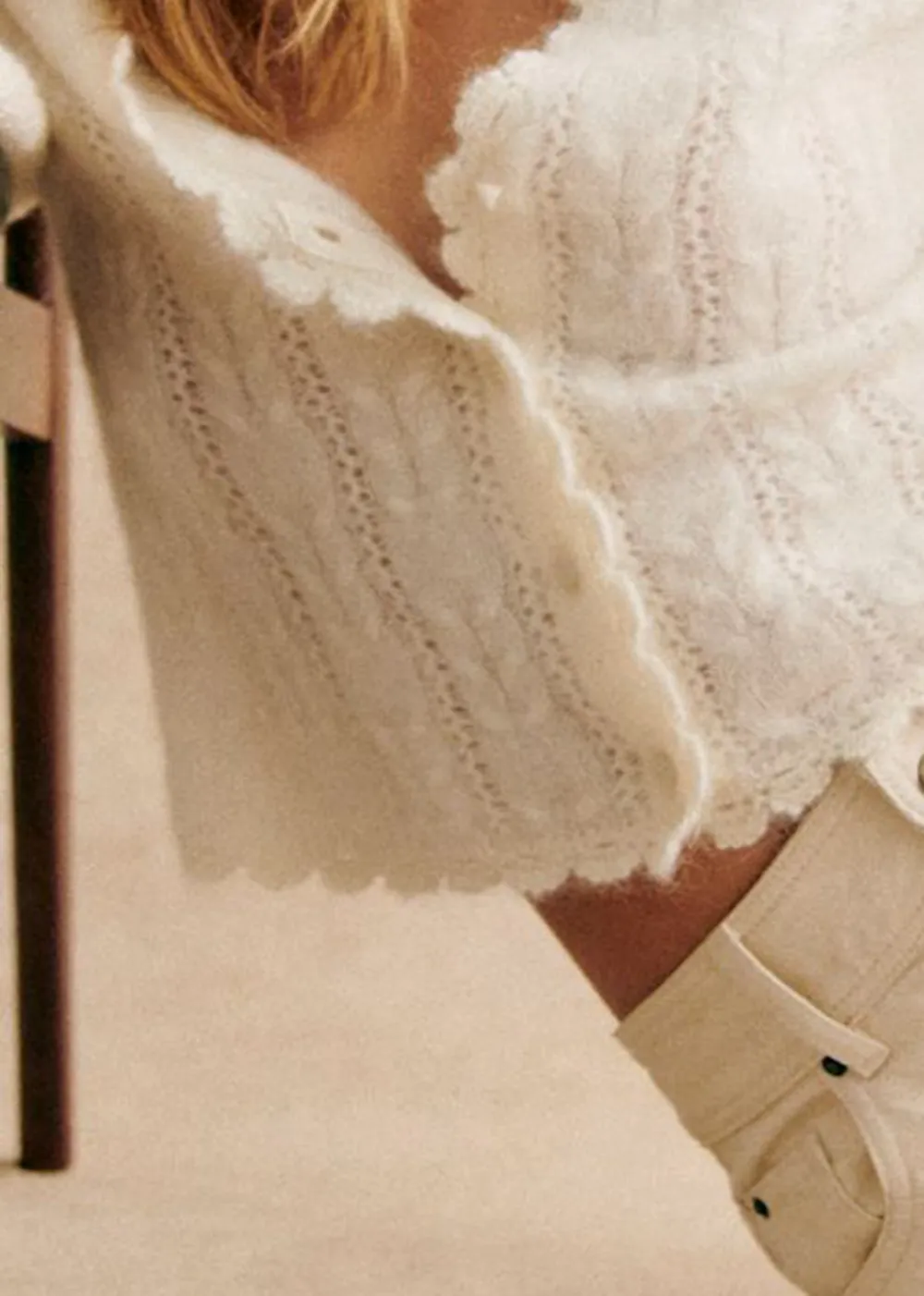 V-Neck Long Sleeves Merino Wool