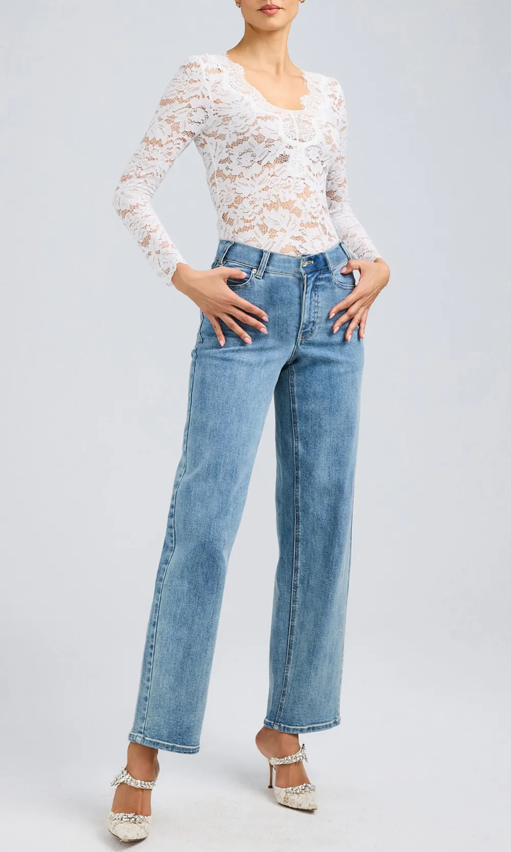 Lace Long Sleeve Top