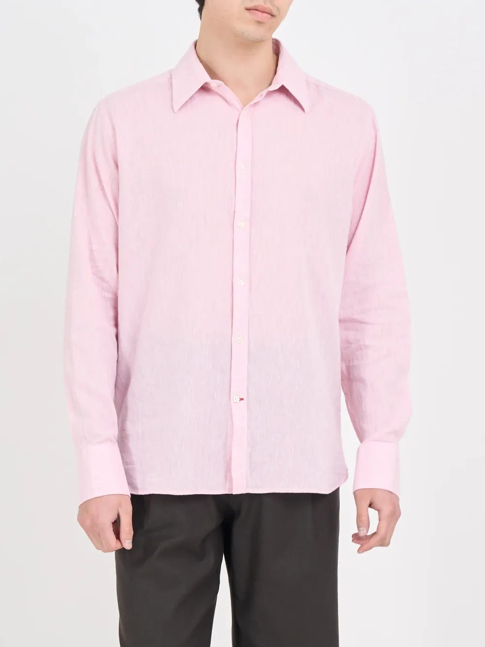 Casual Style Classic Shirt Pink
