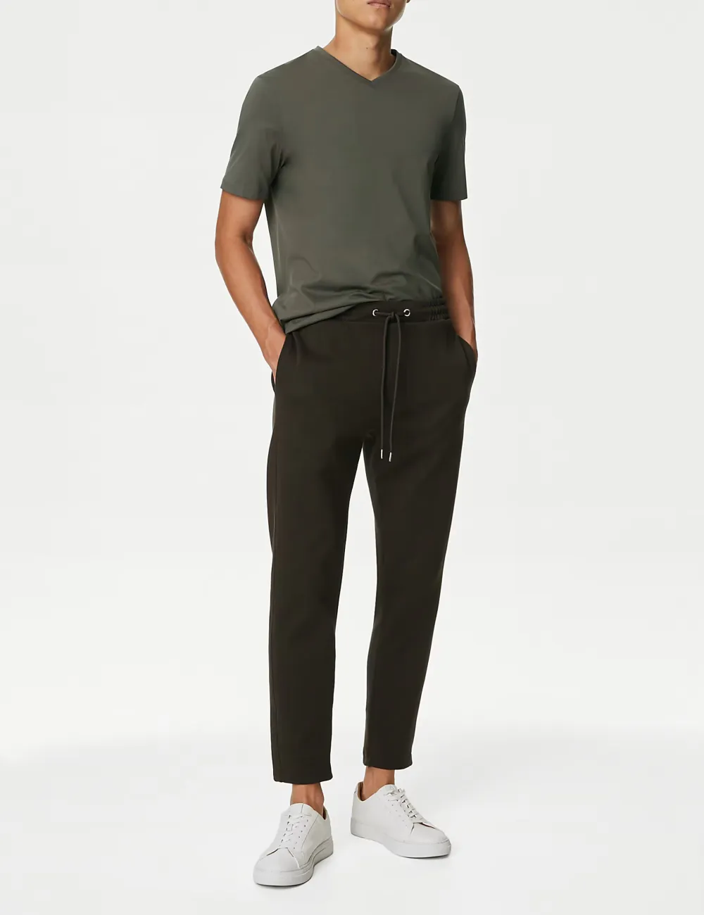 Pure Cotton V-Neck T-Shirt