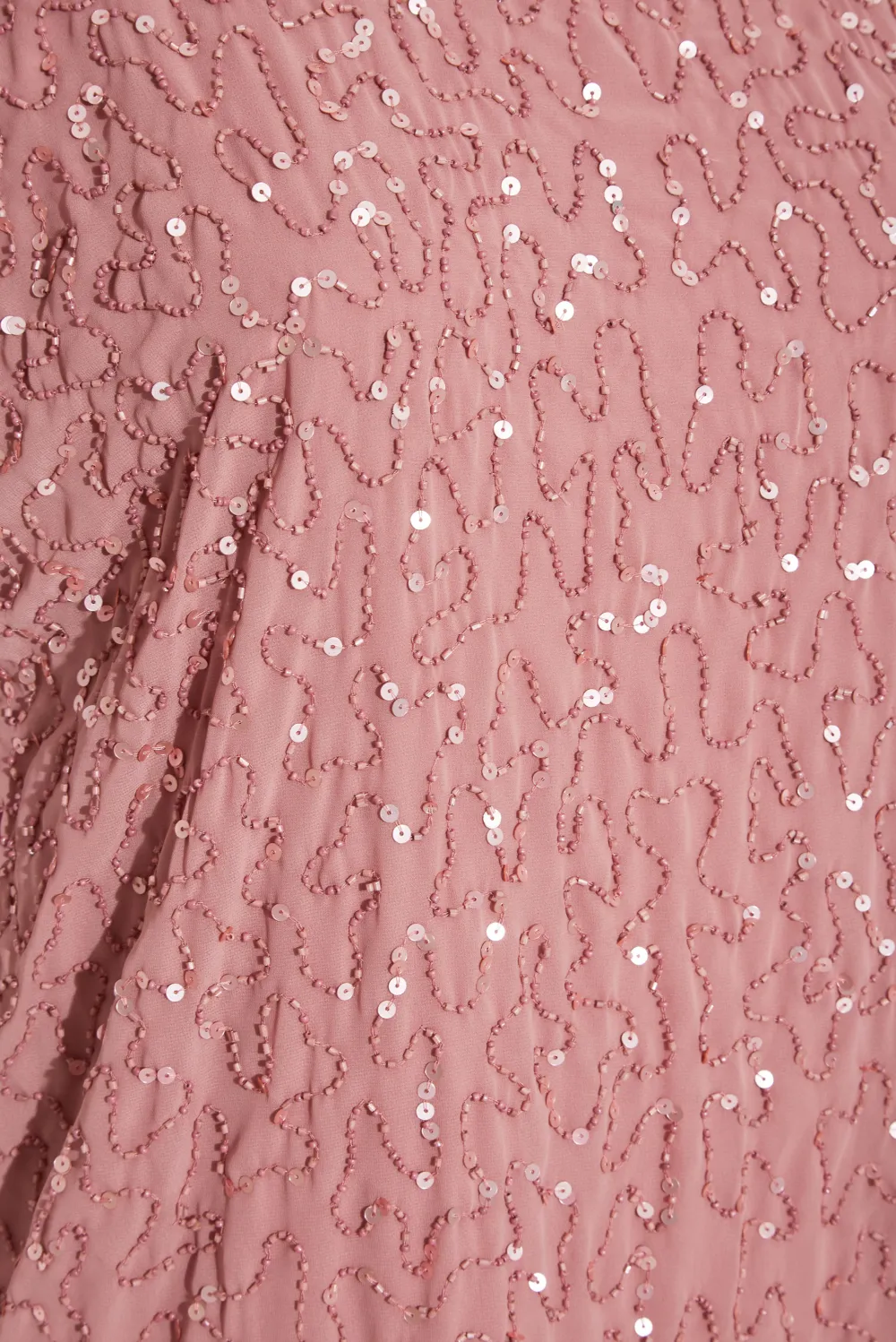 LUXE Curve Black Sequin Hand Embellished Cold Shoulder Cape Dress